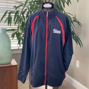 NWOT NFL  New England Patriots Sideline Windbreaker Jacket by Reebok